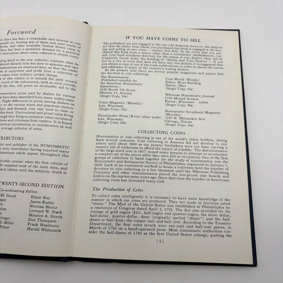 1965 Handbook of United States Coins R S Yeoman 22nd Edition Premium List - Picture 4 of 9